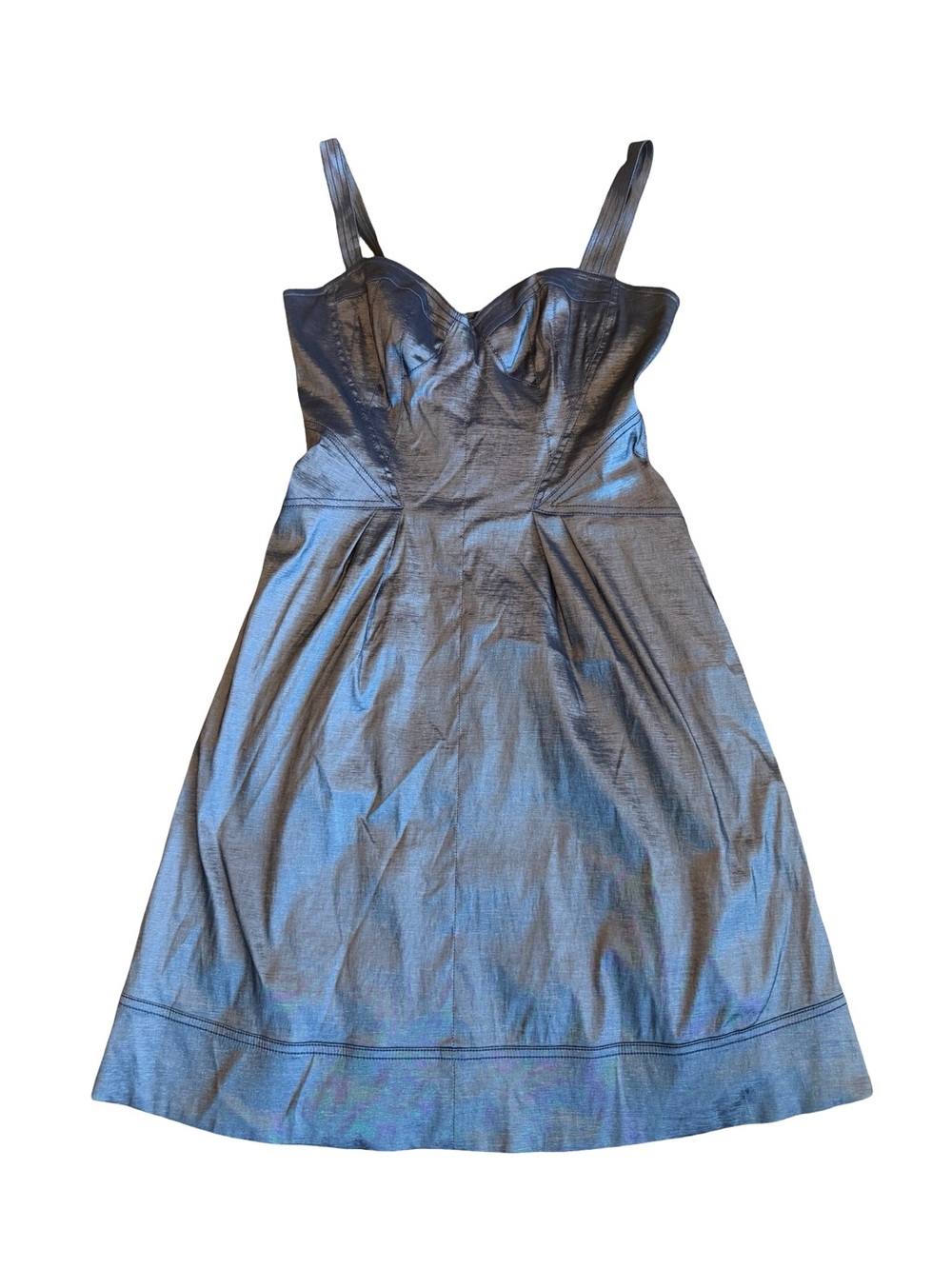 Zac Posen Z Spoke Cocktail Dress Party Shimmer Designer Night Out Size 6 Women's